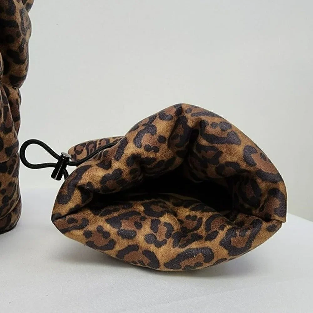 Jessica Simpson Animal Print Quilted Booties 7